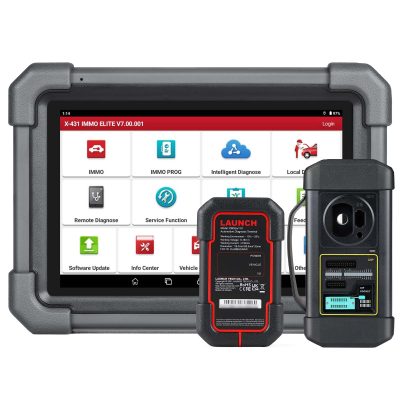 2024 Launch X431 IMMO Elite Car Immobilizer Programming Tools OBD2 All System Diagnostic Scanner with 2 Years Free Update