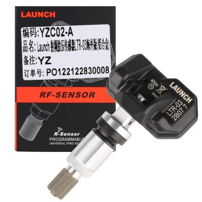 Original Launch LTR-03 RF Sensor 315MHz & 433MHz 2 in 1 Universal Programmable TPMS Sensor (Metal Valves/ Rubber Valves)