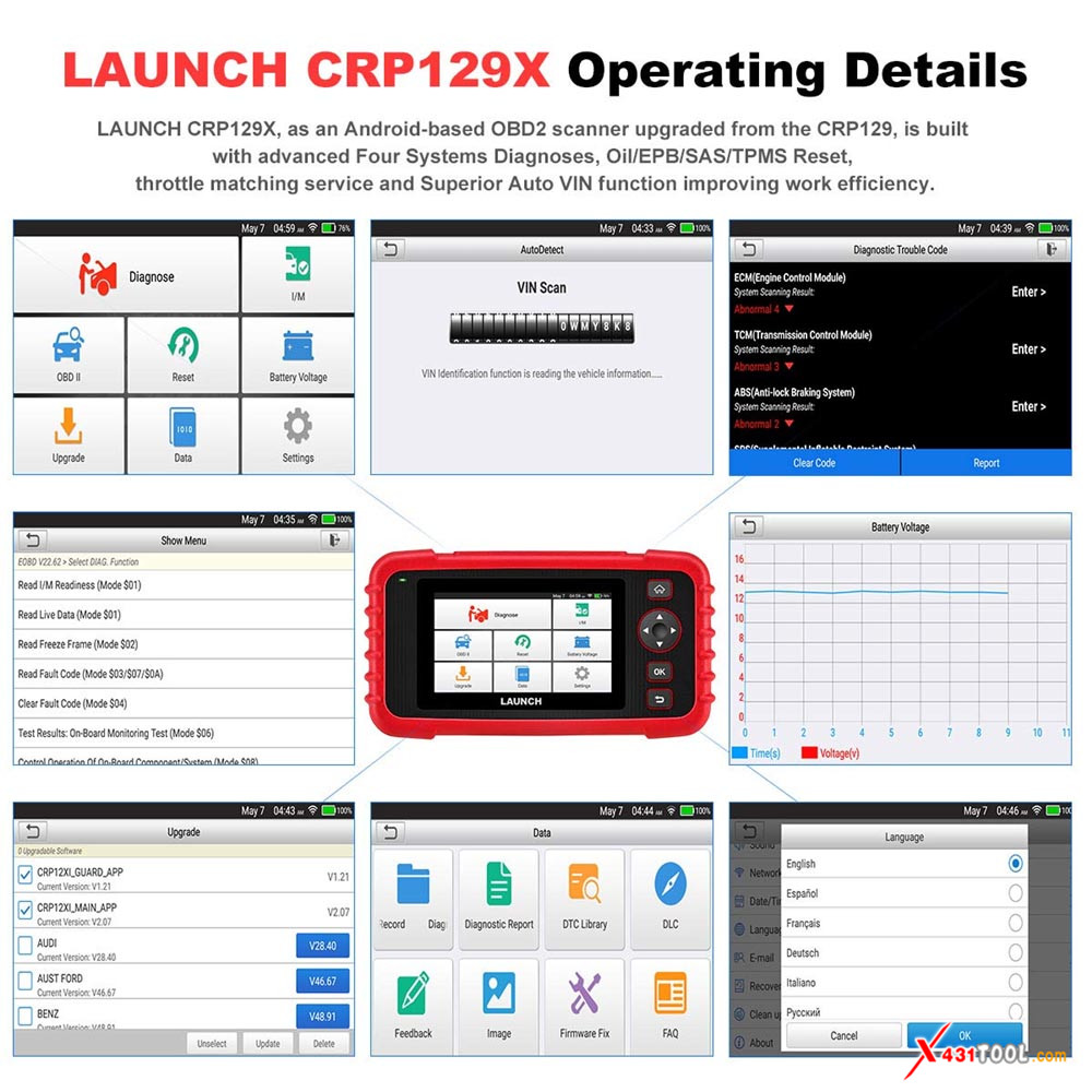 LAUNCH Creader CRP129X