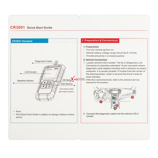 Launch Creader CR3001 Full OBD2 Scanner Engine Code Reader Same as AL419 - Image 8