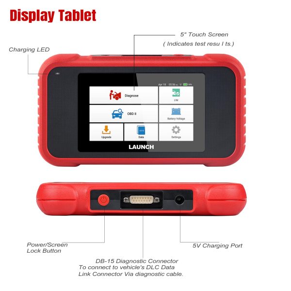 Original LAUNCH CRP123E 4 System Diagnostic Tool for Engine/ Antilock Braking/ Airbag/ Transmission Better Than CRP123 - Image 8