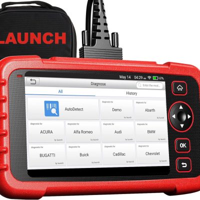 Original LAUNCH Creader CRP129X Car Diagnostic Tool for Engine/ Transmission/ ABS/ SRS with OIL/ EPB/ SAS/ TPMS/ Throttle Body Reset and AutoVIN