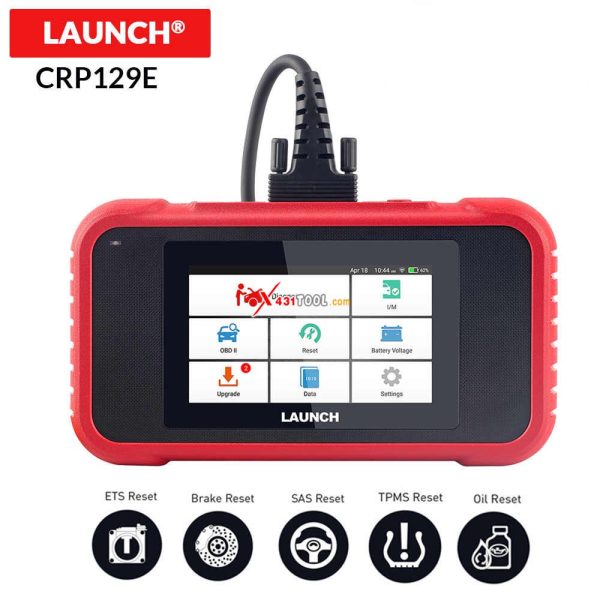 Launch X431 CRP129E for OBD2 ENG ABS SRS AT Diagnosis and Oil/Brake/SAS/TMPS/ETS Reset - Image 4