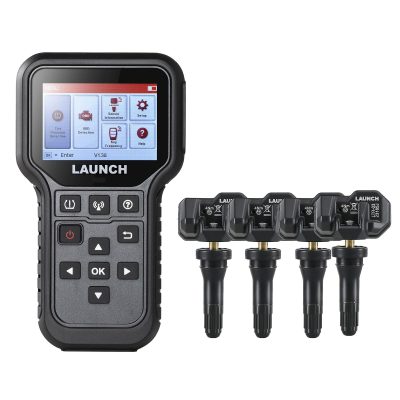 LAUNCH CRT5011E Newest TPMS Relearn Tool with 4pcs Launch LTR-03 RF TPMS Sensor Support 315/ 433MHz for Read/Activate/Programming/Relearn/Reset