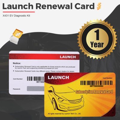 One Year Update Service for LAUNCH X431 EV Diagnostic Kit (Only Subscription)