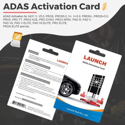 Launch X431 ADAS Activation Card Calibration Software Application for Launch X431 PAD VII Pro5 Pro3S+ V5.0 Pro3 APEX