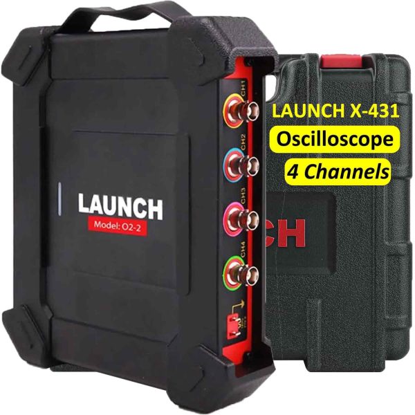 LAUNCH X431 O2-2 Oscilloscope Scopebox Analizador 4 Channel Digital Scopebox Tester USB Port Works with X431 PAD VII, PAD V, PAD III - Image 2