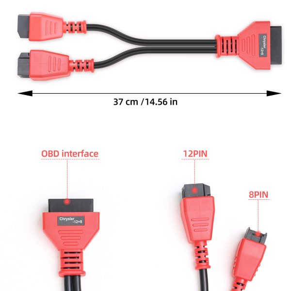 FCA 12+8 Universal Adapter Cable Adapter for LAUNCH X431 X431 V, X431 V+, PRO3S+, PRO3 ACE - Image 7