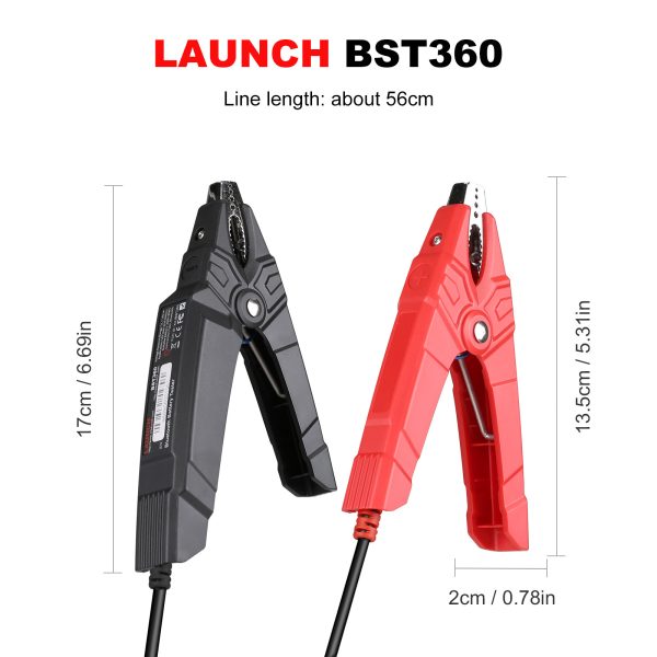 Original Launch BST-360 Bluetooth Battery Tester BST360 Car Battery Test Clip Used with X431 PROS V, X431 PRO5, X431 PAD V, V+,PAD VII - Image 3