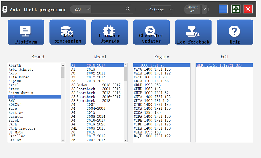 Use Launch X-prog3 PC Adapter 2