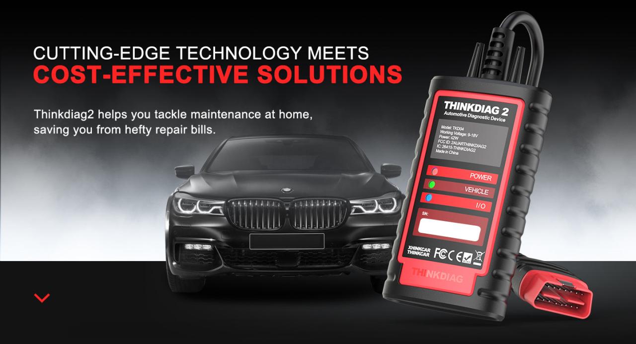 THINKCAR Thinkdiag2 All System Bidirectional Diagnostic Scanner