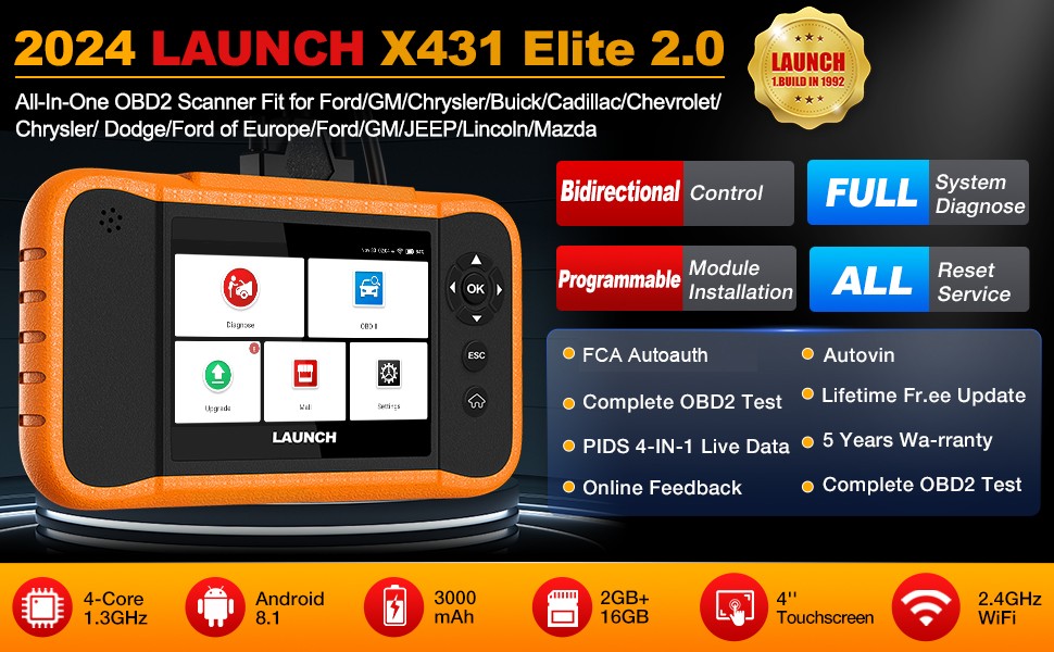 LAUNCH Creader Elite 2.0 FGC