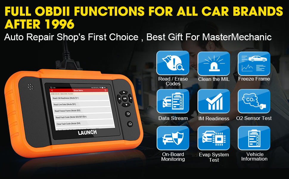 LAUNCH Creader Elite 2.0 for OBD2 scanner